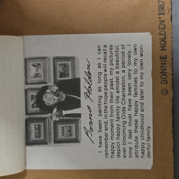 Vintage Signed Sunday Afternoon On The Battery By Bonnie Holden - Picture 13 of 16